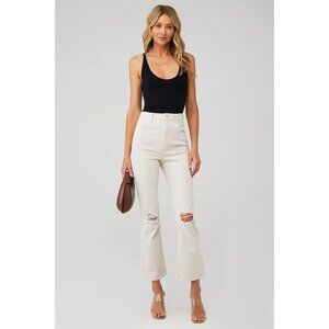 Rolla's Dusters Bootcut Crop Worn Salt Womens Size 26